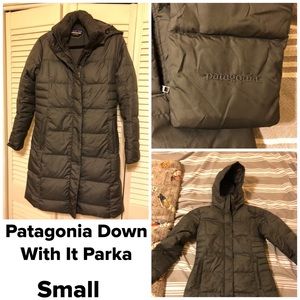 Patagonia Down With It Parka in Grey
